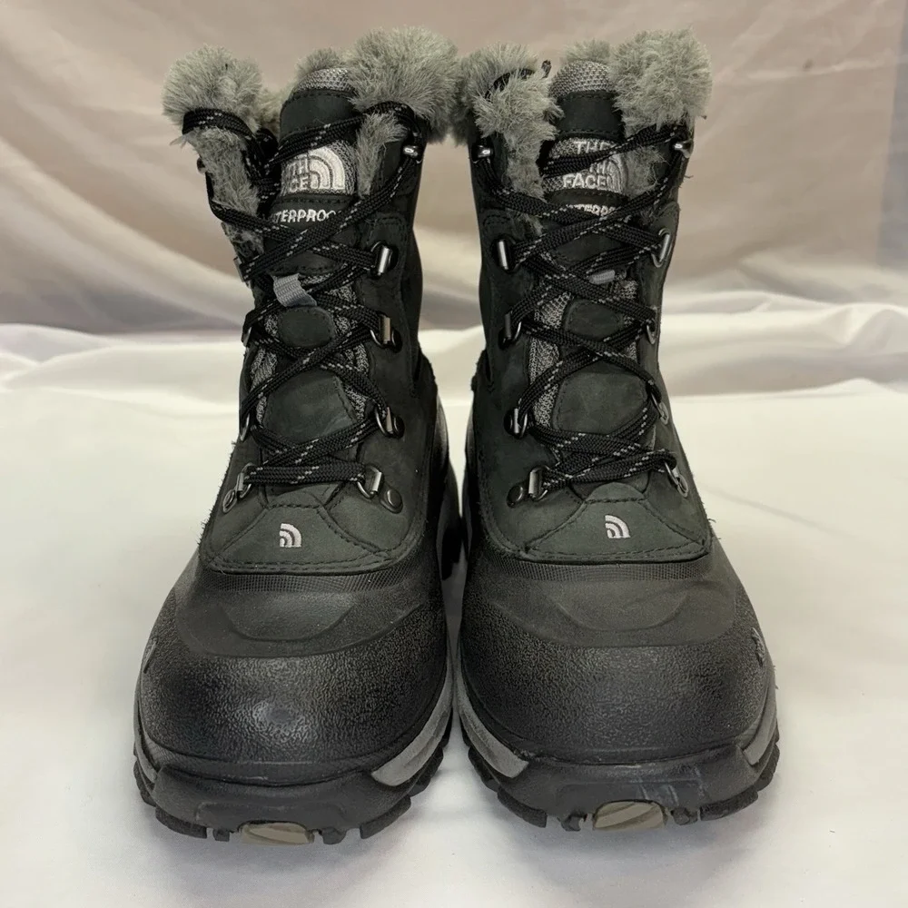 The North Face Chilkat Waterproof Duck Boots Women's 8.5‎ LaceUp Snow PrimaLoft